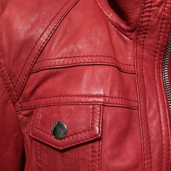 Black Rivet Leather Jacket - Picture 5 of 14